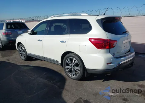 2018 Nissan Pathfinder Platinum из США, поврежденный, VIN 5N1DR2MM1JC670197